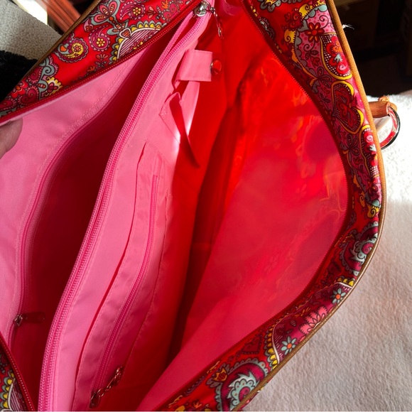 Oilily “Invasion” Bag Red Floral 2005 NWOT Discontinued Pattern - Picture 13 of 16